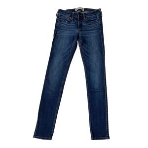 Abercrombie & Fitch "The A&F Super Skinny" Dark Blue Jeans Size 2S